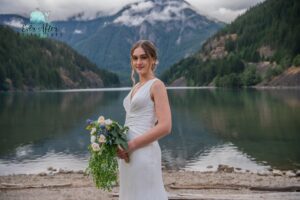 Diablo Lake wedding; National Cascades Park wedding; Mountain wedding; Washington State wedding;